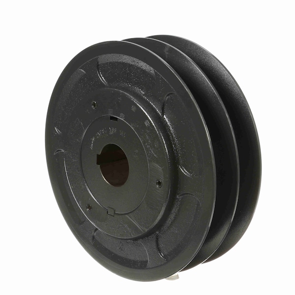 2 Groove Cast Iron Finish Bore Fhp Variable Pitch Sheave, 2VP84X38MM